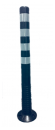 Flexible post 1000 mm black